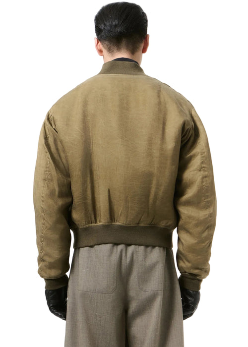 Our Legacy Bomeber Marsh Khaki Wax Uomo - 2
