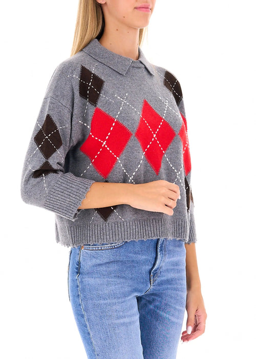 Pinko Cork Polo Argyle Con Cloth Donna - 1