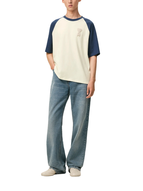T-shirt con patch Ami Paris