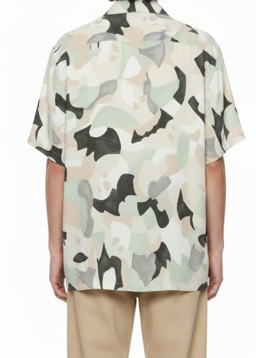 Amaranto Camicia Camouflage Uomo - 2
