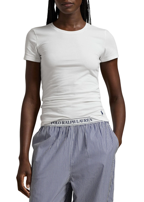 T-shirt polo white cloud