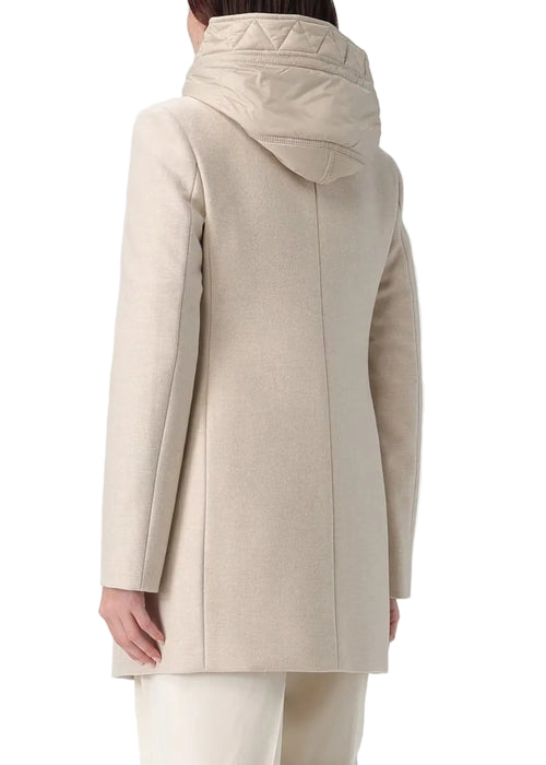 Fay Toggle Coat Db Front Nylon Donna - 2