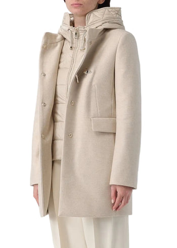 Fay Toggle Coat Db Front Nylon Donna - 3