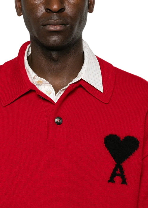 Ami Paris Felted Adc Polo Uomo - 2