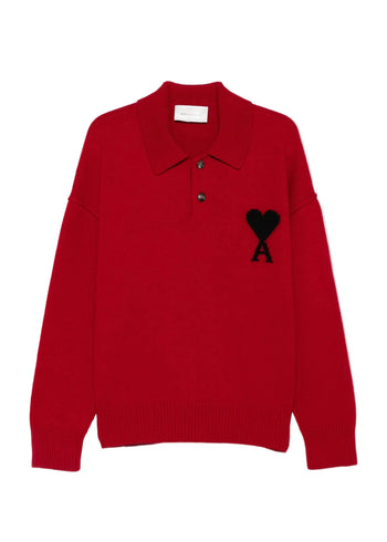 Ami Paris Felted Adc Polo Uomo - 5