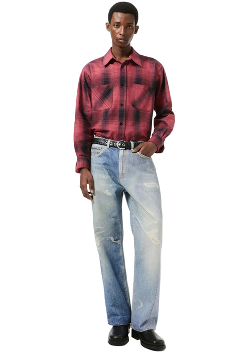Our Legacy Third Cut Digital Denim Print Uomo