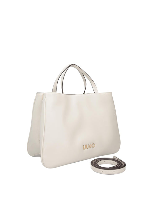 Liujo Borsa Pelle 3 Cream Donna