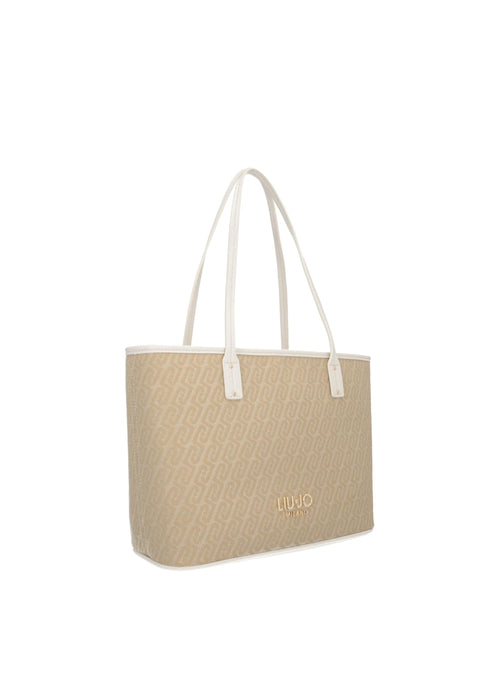 Liujo Borsa Pelle 3 Naturale Donna
