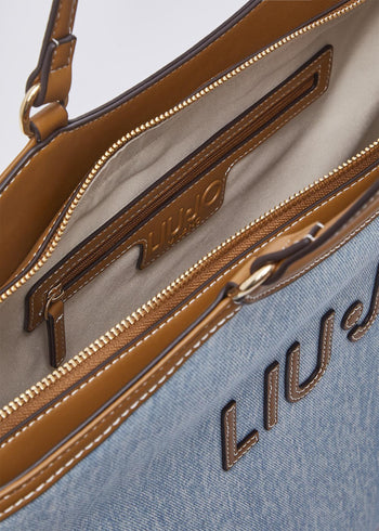 Liujo Shopping Light Denim Donna - 5