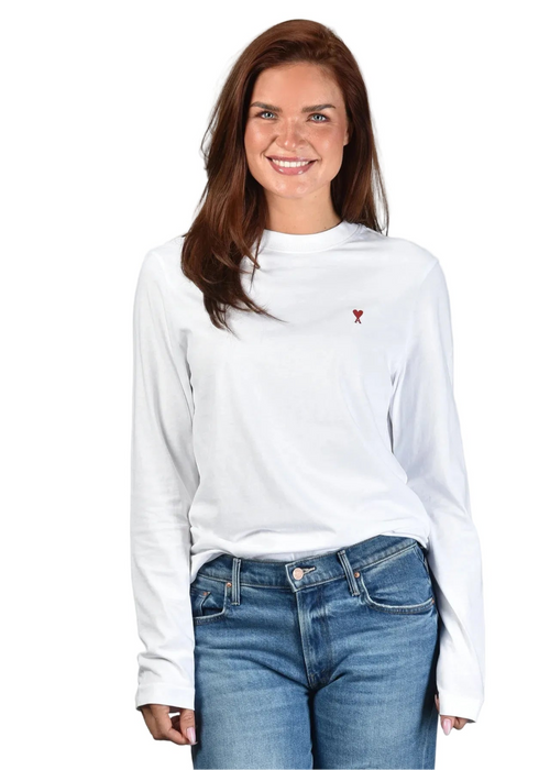 Ami Paris Red Adc T-shirt Donna