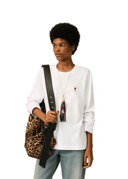 Ami Paris T-shirt Red Adc Tshirt Donna - 1