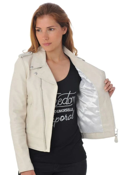 Schott Nyc Lcw1601d Off White Donna - 1