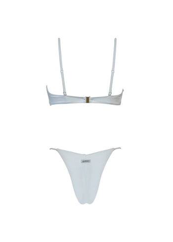 Matine'e Taylor Lycra Lucida Bianco Donna - 3