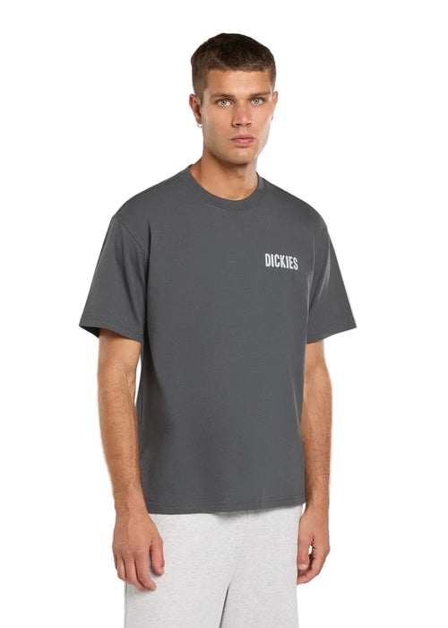 Dickies Wolfhurst Ss Tee Charcoal Grey Uomo