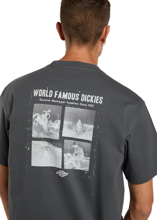 Dickies Wolfhurst Ss Tee Charcoal Grey Uomo - 2