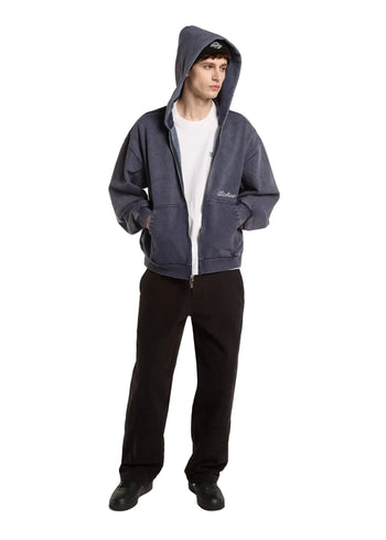 Dickies Baker Zipped Hoodie Navy Blue Uomo - 3