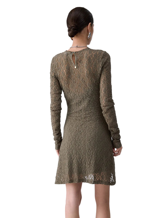 Liujo Abito Jersey T.unita Verde Alpino Donna - 2