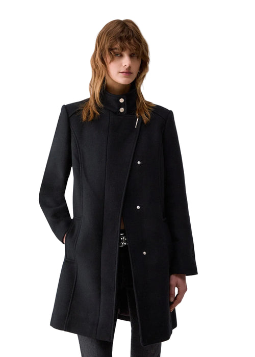 Liujo Cappotto Ts.navetta Nero Donna