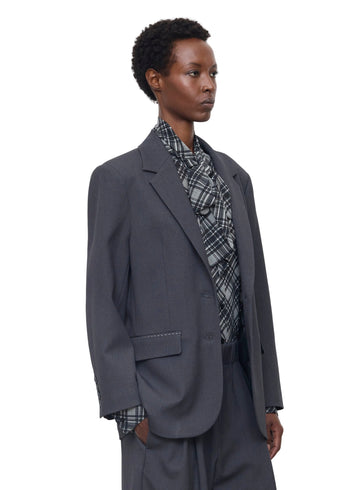 Eleh Blazer Grigio Scuro Donna - 3