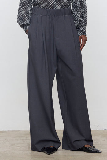 Eleh Pantalone Grigio Scuro Donna - 4