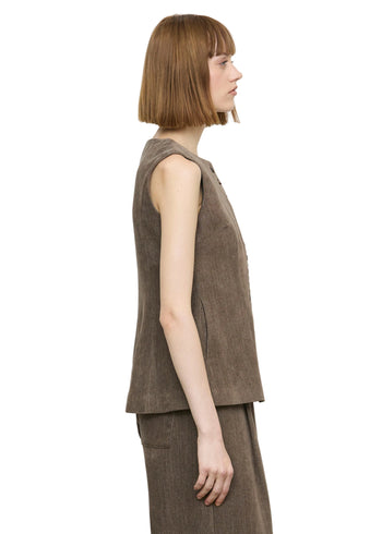 Eleh Gilet Fango Donna - 3