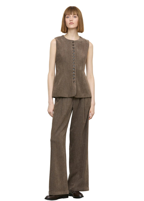 Eleh Gilet Fango Donna