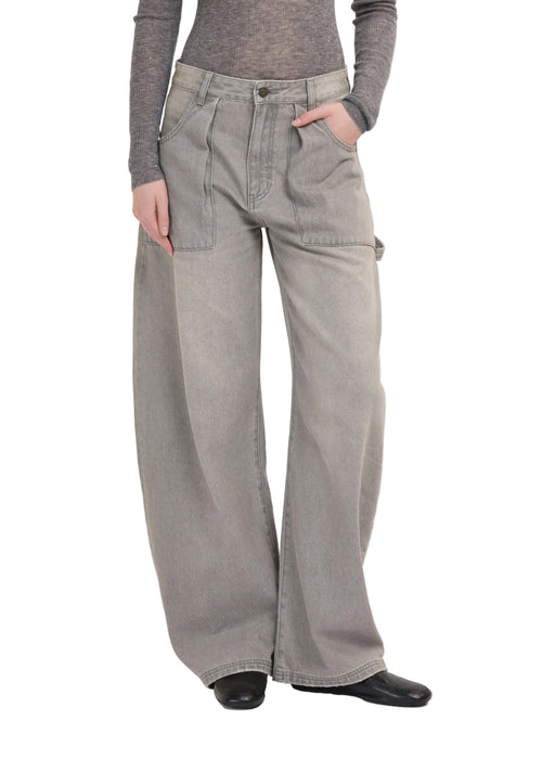 Eleh Pantalone Grigio Donna