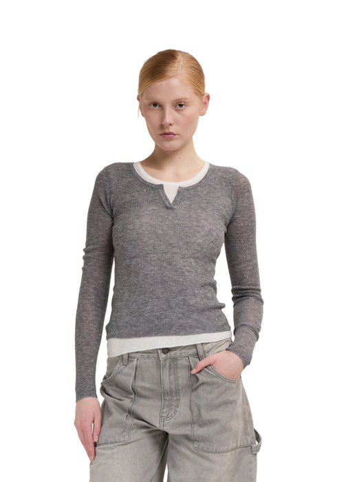 Eleh Maglia Grigio Donna