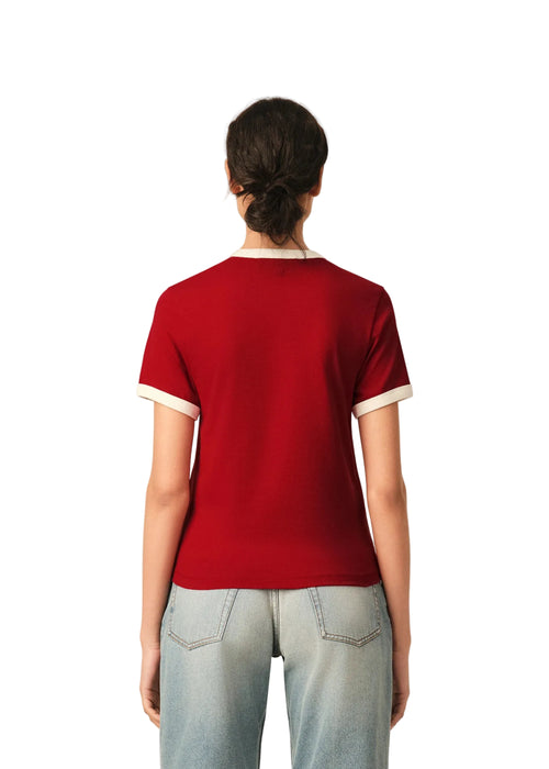 Ami Paris T-shirt Bicolor Tshirt Donna - 2
