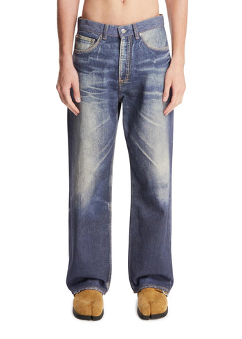Our Legacy Third Cut Azure Print Uomo - 3
