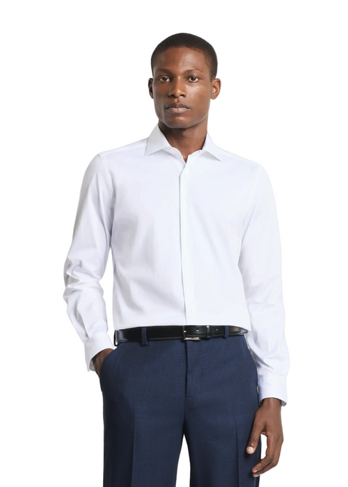 Camicia collo francese stretch