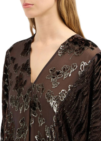 Pierre Louis Mascia Dress Patchwork Moro-nero Donna - 4
