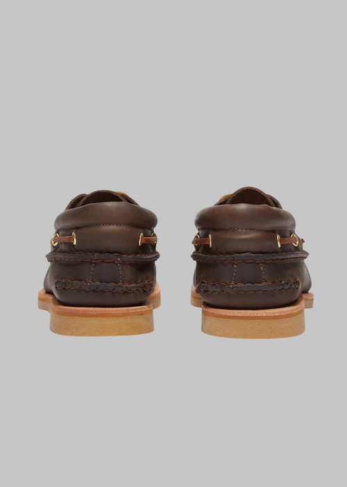 Mocassino in pelle marrone scuro - 2