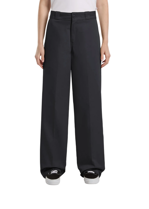 247 loose work pant w black