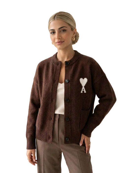 Ami Paris Nuage Adc Cardigan Donna