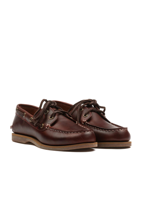 Classic boat shoe burgundy