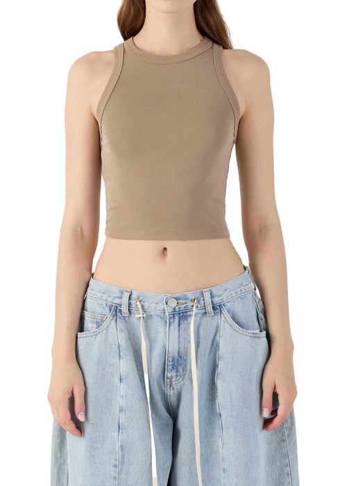 Eleh Top Cammello Donna