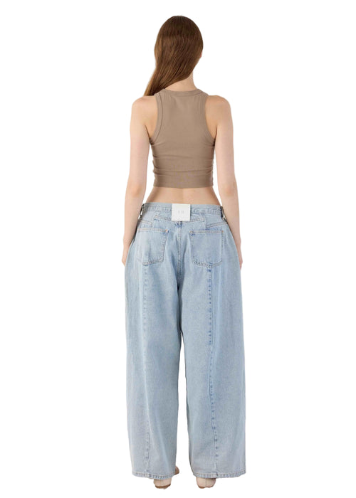 Eleh Top Cammello Donna - 2