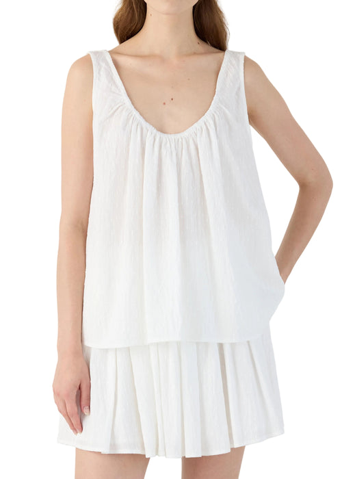 Eleh Top Bianco Donna