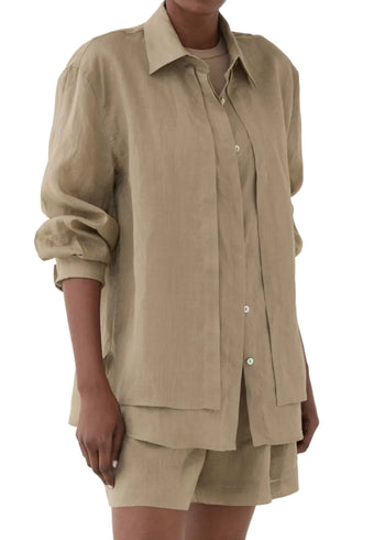 Eleh Camicia Fango Donna - 3