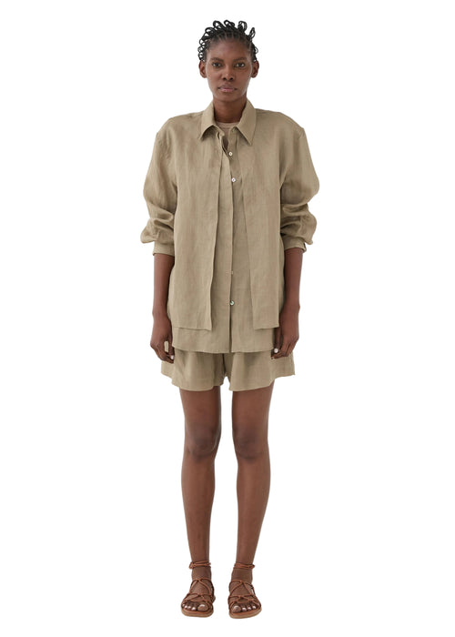 Eleh Camicia Fango Donna