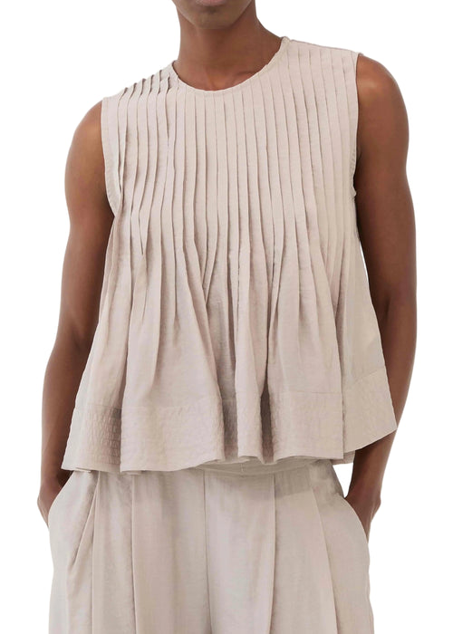 Eleh Top Grigio Fango Donna