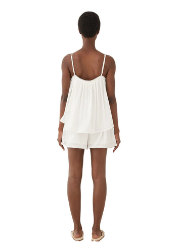 Eleh Pantaloncini Bianco Donna - 3
