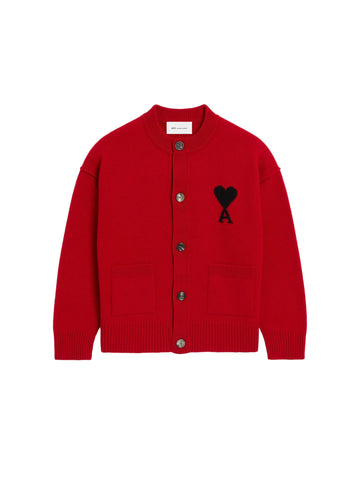 Ami Paris Felted Adc Cardigan Uomo - 3