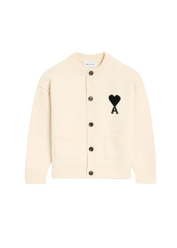Ami Paris Felted Adc Cardigan Uomo - 3