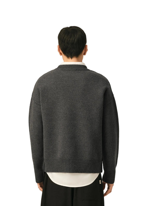 Ami Paris Pull Adc Crewneck Sweater Uomo - 2