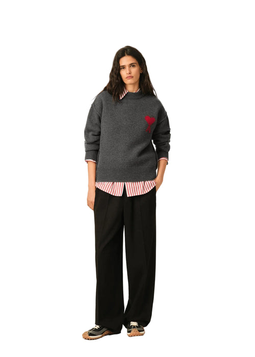Ami Paris Pull Adc Crewneck Sweater Donna - 2
