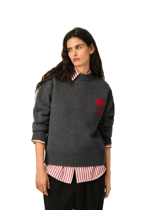 Ami Paris Pull Adc Crewneck Sweater Donna - 1