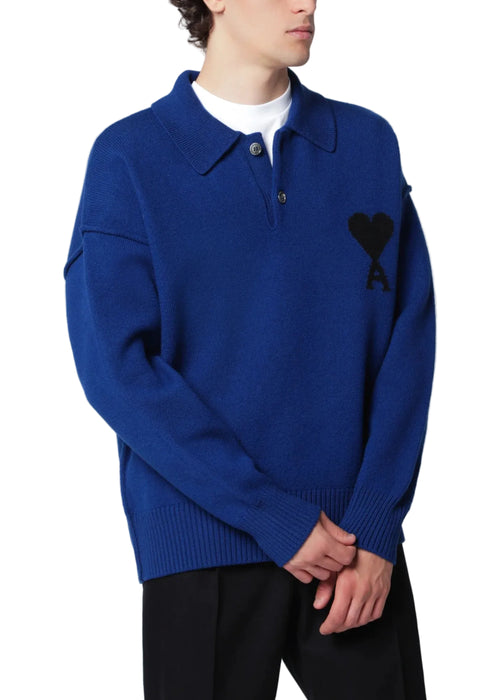 Ami Paris Felted Adc Polo Uomo - 2