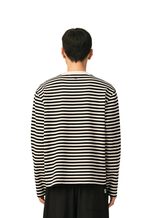 Ami Paris T-shirt Striped Uomo - 2